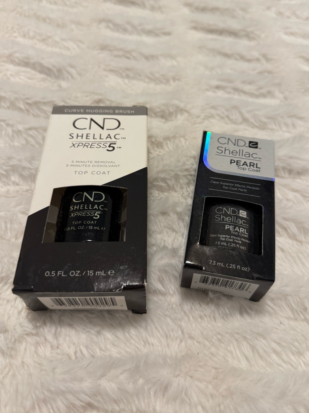 CND Top Coat Bundle Xpress5 Top Coat & Shellac Pearl Top Coat
